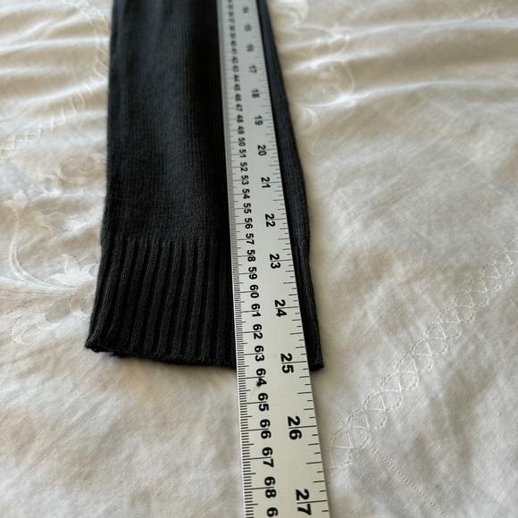 Le Temps des‎ Cerises Long Sleeve Cowl V-Neck Sweater Dress Greenish-Gray Small - Picture 11 of 15